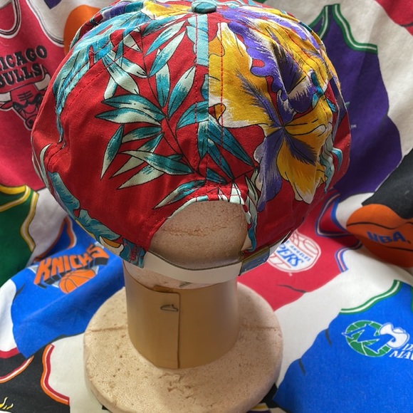 Vintage Made In USA 🇺🇸 Floral Strapback Hat - Picture 4 of 5